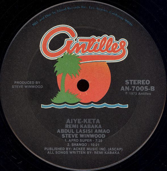 Remi Kabaka, Abdul Lasisi Amao & Steve Winwood : Aiye-Keta (LP, Album, RE, Ter)