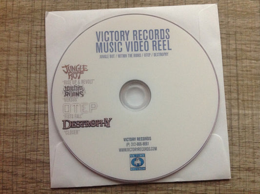 Various : Victory Records Music Video Reel Jungle Rot / Within The Ruins / Otep / Destrophy  (DVDr, Promo)