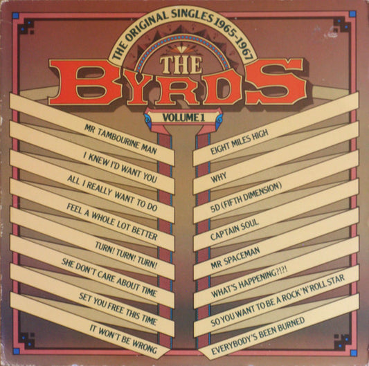 The Byrds : The Original Singles 1965-1967 Volume 1 (LP, Comp, Mono, RP, Car)