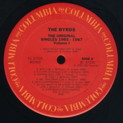 The Byrds : The Original Singles 1965-1967 Volume 1 (LP, Comp, Mono, RP, Car)