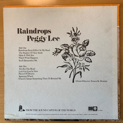Peggy Lee : Raindrops (LP, Album, Comp)