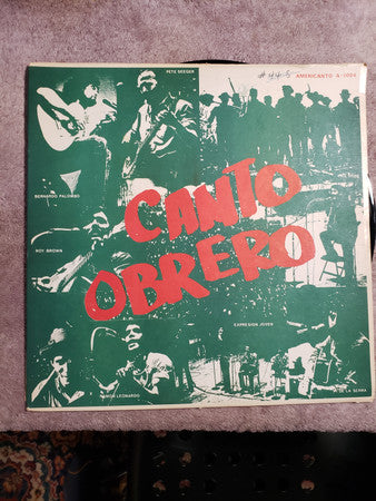 Various : Canto Obrero (LP, Album)