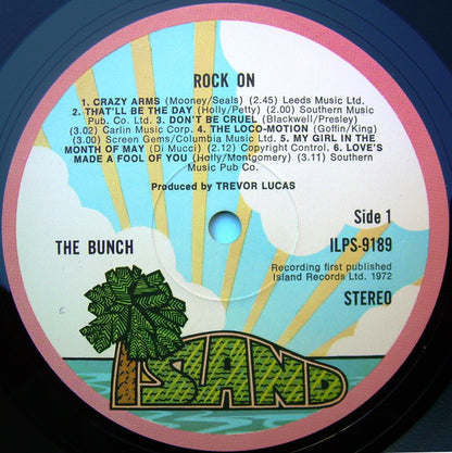 The Bunch (3) : Rock On (LP, Album + Flexi, 7", S/Sided)