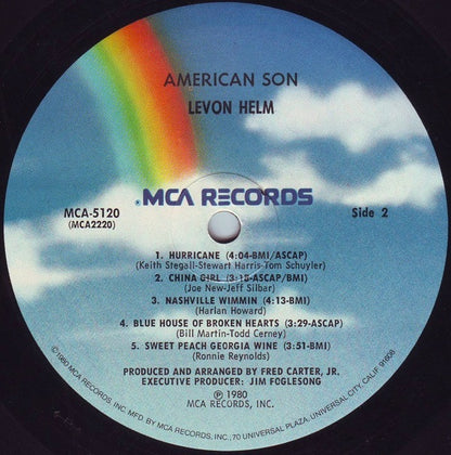Levon Helm : American Son (LP, Album, Pin)
