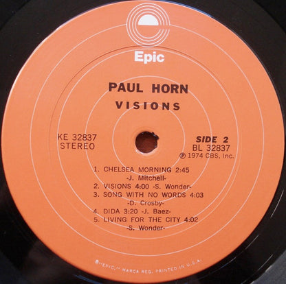 Paul Horn : Visions (LP, Album, Ter)