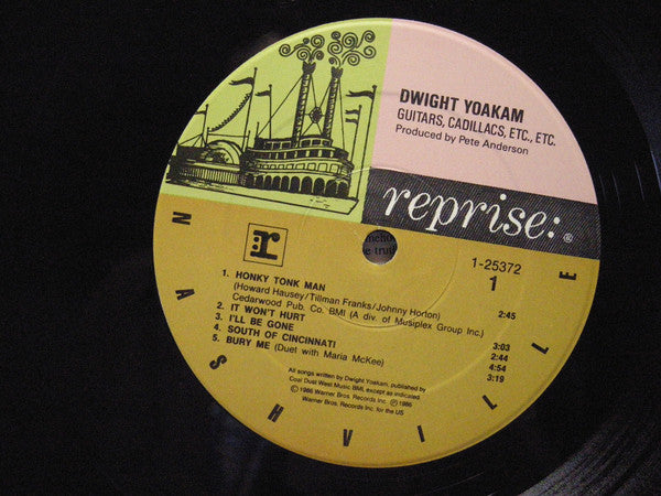 Dwight Yoakam : Guitars, Cadillacs, Etc., Etc. (LP, Album, Spe)