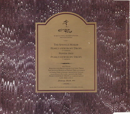Cocteau Twins : The Spangle Maker (CD, EP, RE)