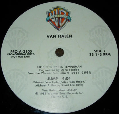 Van Halen : Jump! (12", Single, Promo)