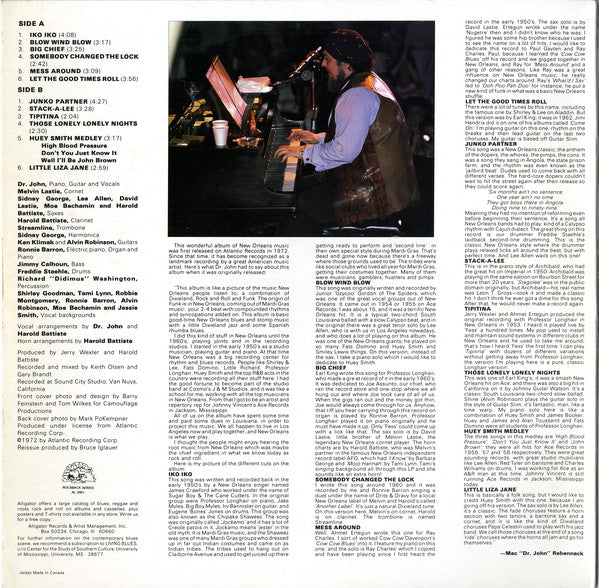 Dr. John : Dr. John's Gumbo (LP, Album, RE)