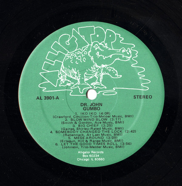 Dr. John : Dr. John's Gumbo (LP, Album, RE)