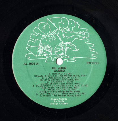 Dr. John : Dr. John's Gumbo (LP, Album, RE)