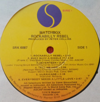 Matchbox (3) : Rockabilly Rebel (LP, Album)