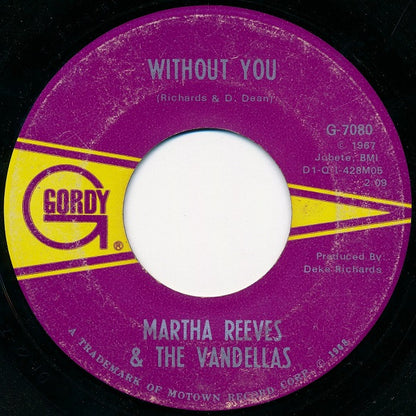 Martha Reeves & The Vandellas : Sweet Darlin' (7", Single)