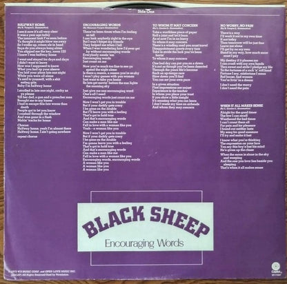 Black Sheep (5) : Encouraging Words (LP, Win)