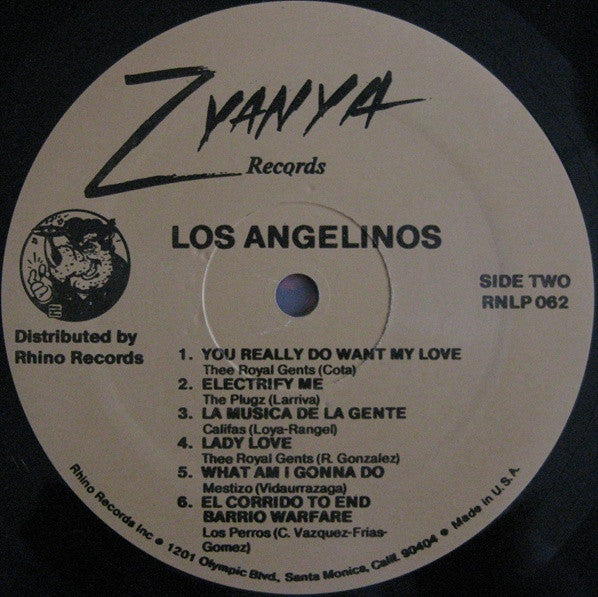 Various : Los Angelinos (The Eastside Renaissance) (LP, Comp)