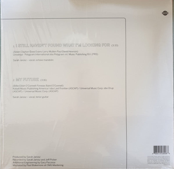 Sarah Jarosz : I Still Haven't Found What I'm Looking For / My Future (12", S/Sided, RSD, Single)