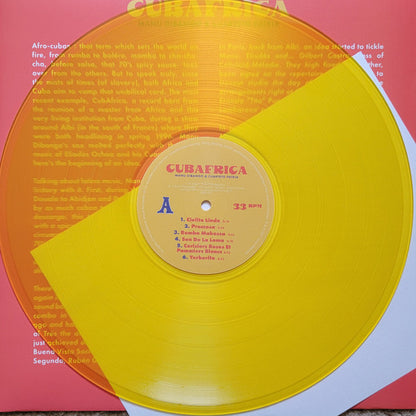 Manu Dibango & El Cuarteto Patria : CubAfrica (LP, Album, RSD, Ltd, Yel)