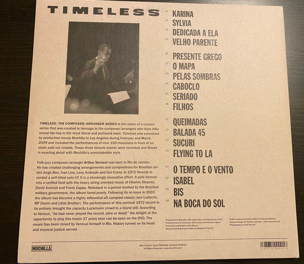 Arthur Verocai : Mochilla Presents Timeless: Arthur Verocai (2xLP, Album, RSD, RE)