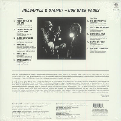 Peter Holsapple & Chris Stamey : Our Back Pages (LP)