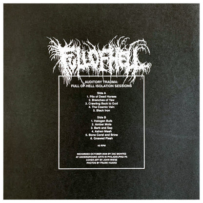 Full Of Hell : Auditory Trauma: Full Of Hell Isolation Sessions (12", Album, Ltd, Red)