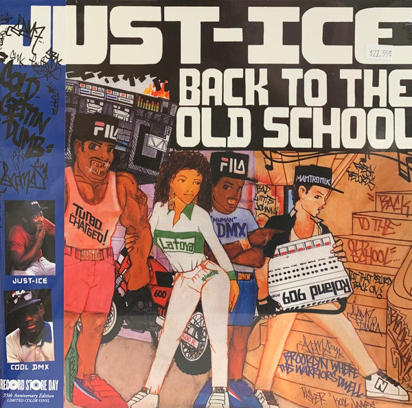 Just-Ice : Back To The Old School (LP, Album, RSD, Ltd, RE, Whi)