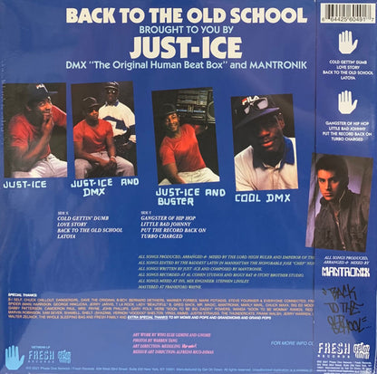 Just-Ice : Back To The Old School (LP, Album, RSD, Ltd, RE, Whi)