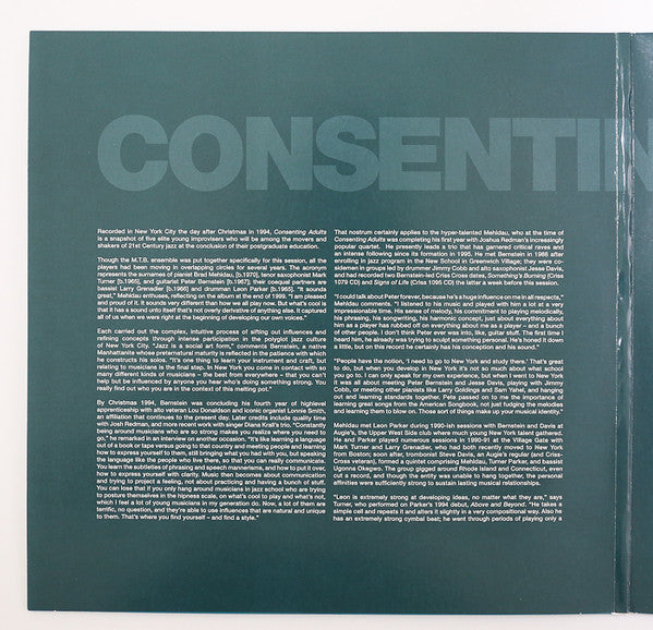 M.T.B. : Consenting Adults (2xLP, Album, RSD, Ltd, RE, 180)