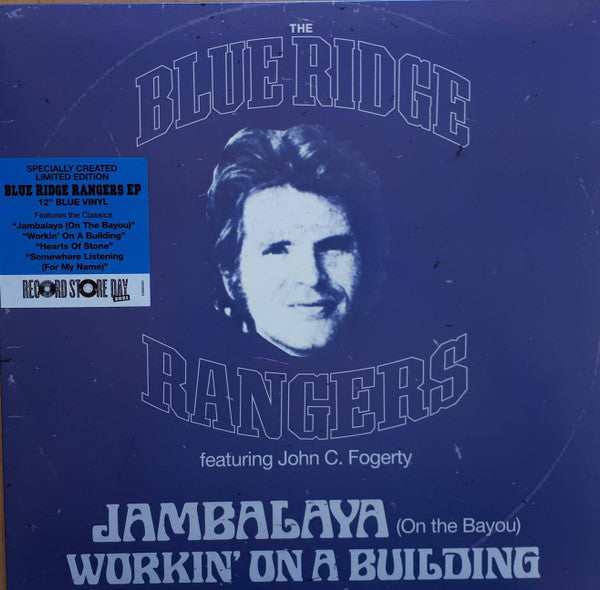 Blue Ridge Rangers Featuring John Fogerty : Jambalaya (On The Bayou) / Hearts Of Stone (12", EP, RSD, Ltd, Blu)