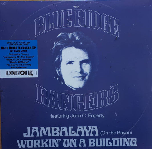 Blue Ridge Rangers Featuring John Fogerty : Jambalaya (On The Bayou) / Hearts Of Stone (12", EP, RSD, Ltd, Blu)