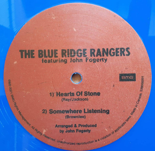 Blue Ridge Rangers Featuring John Fogerty : Jambalaya (On The Bayou) / Hearts Of Stone (12", EP, RSD, Ltd, Blu)