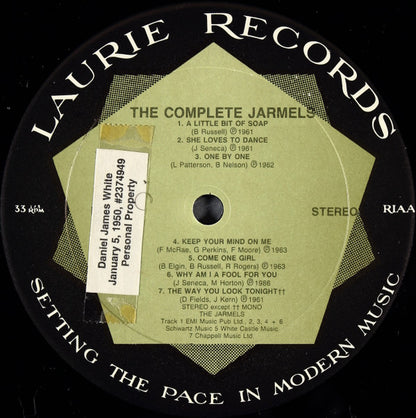 The Jarmels : The Complete Jarmels (LP, Comp, Mono, Club)