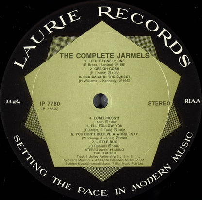 The Jarmels : The Complete Jarmels (LP, Comp, Mono, Club)