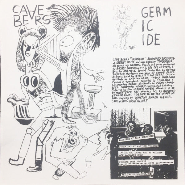 Cave Bears / Id M Theft Able : Germicide / Zone Y Ponds Y Sugars I've (LP, Ltd)