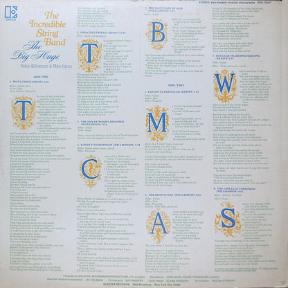 The Incredible String Band : The Big Huge (LP, Album, RE)
