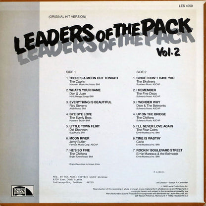 Various : Leaders Of The Pack Vol.2 (LP, Comp, Mono, Club, RCA)