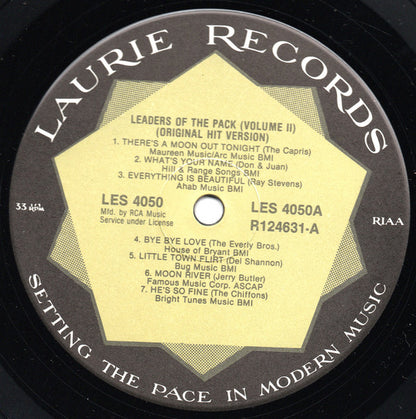 Various : Leaders Of The Pack Vol.2 (LP, Comp, Mono, Club, RCA)