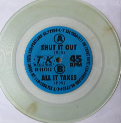 M-99 : Shut It Out / All It Takes (7", Single, Num, Cle)