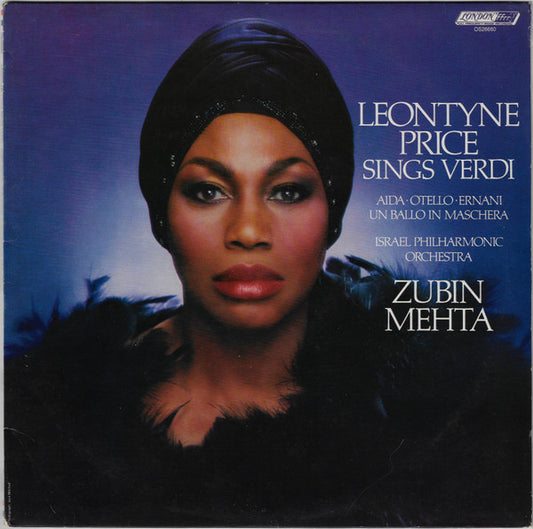 Leontyne Price, Giuseppe Verdi, Israel Philharmonic Orchestra, Zubin Mehta : Leontyne Price Sings Verdi (LP, Club)