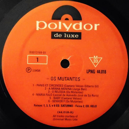 Os Mutantes : Os Mutantes (LP, Album, Mono, Ltd, RE, 180)
