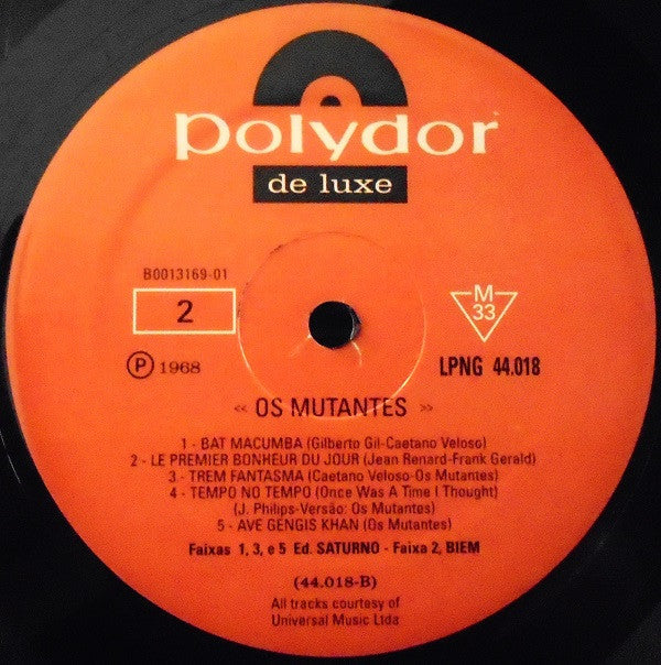 Os Mutantes : Os Mutantes (LP, Album, Mono, Ltd, RE, 180)