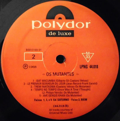 Os Mutantes : Os Mutantes (LP, Album, Mono, Ltd, RE, 180)
