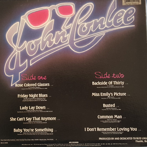 John Conlee : John Conlee's Greatest Hits (LP, Comp, Glo)
