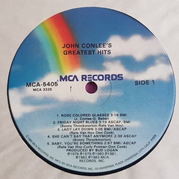 John Conlee : John Conlee's Greatest Hits (LP, Comp, Glo)