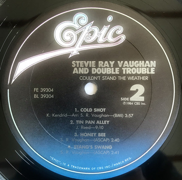 Stevie Ray Vaughan And Double Trouble* : Couldn't Stand The Weather (LP, Album, Pit)