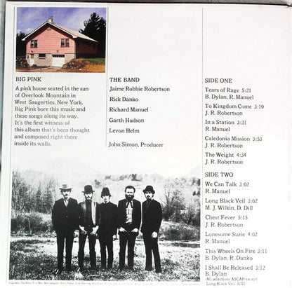 The Band : Music From Big Pink (LP, Album, RE, Los)