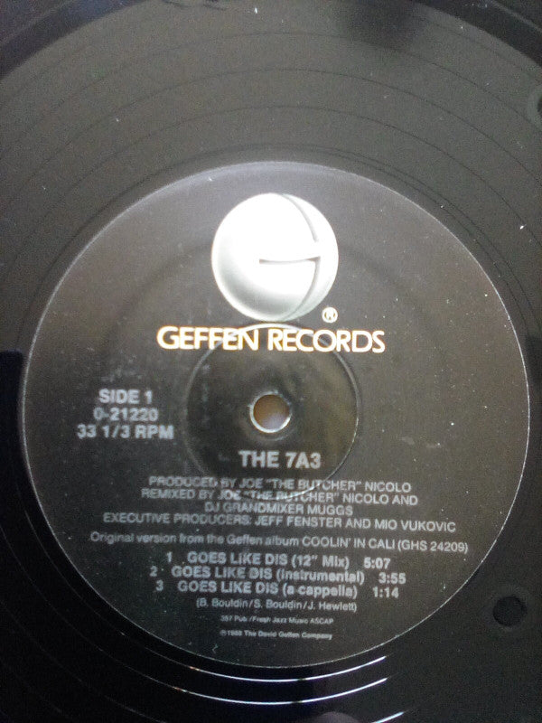 7A3 : Goes Like Dis (12", Maxi, Spe)