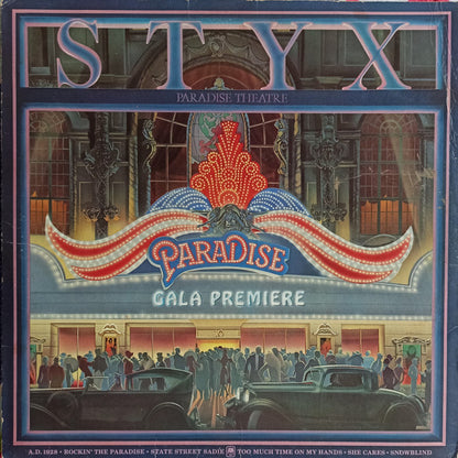 Styx : Paradise Theatre (LP, Album, Etch)