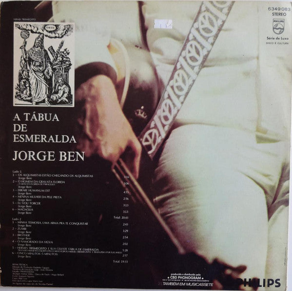 Jorge Ben : A Tábua De Esmeralda (LP, Album)