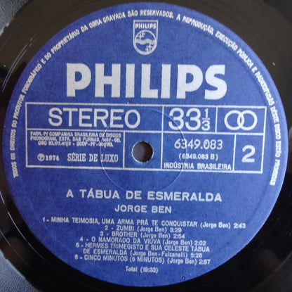 Jorge Ben : A Tábua De Esmeralda (LP, Album)