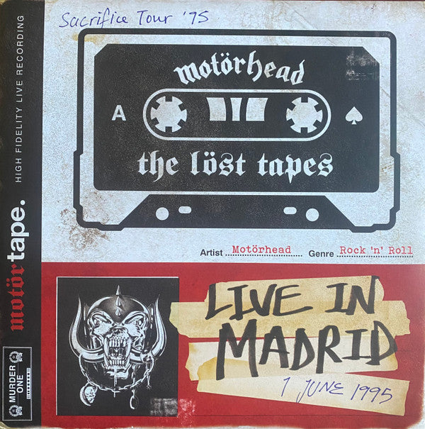 Motörhead : The Löst Tapes Vol. 1 (Live In Madrid 1 June 1995) (2xLP, Album, RSD, Ltd, Red)